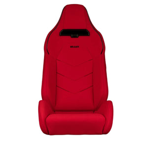 BRAUM Viper-X Sport Reclinable Bucket Seats - Leather / Jacquard / Alcantara