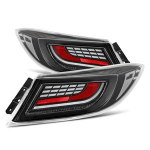 AlphaRex LED Tail Lights GR86 / BRZ (21-24) LUXX Series - Black Smoke / Vivid Red / Alpha-Black