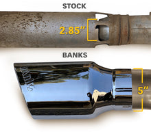 Load image into Gallery viewer, Banks Power Exhaust for Chevy Silverado &amp; GMC Sierra 2500 / 3500 6.6L (2017-2019) Single Side Exit DPF-back with Chrome or Black Tip - Chrome Alternate Image