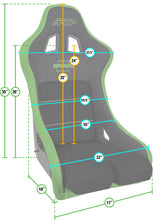 Load image into Gallery viewer, PRP Bravo FIA Composite Bucket Racing Seat [Fixed Back] Multiple Color Options Alternate Image
