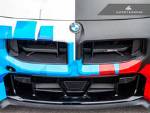 Load image into Gallery viewer, AutoTecknic Club Sport Front Grille for BMW G87 M2 (2023-2026) Dry Carbon Fiber - Carbon Fiber - Gloss Finish / No Alternate Image