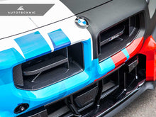 Load image into Gallery viewer, AutoTecknic Club Sport Front Grille for BMW G87 M2 (2023-2026) Dry Carbon Fiber - Carbon Fiber - Gloss Finish / No Alternate Image