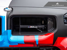 Load image into Gallery viewer, AutoTecknic Club Sport Front Grille for BMW G87 M2 (2023-2026) Dry Carbon Fiber - Carbon Fiber - Gloss Finish / No Alternate Image