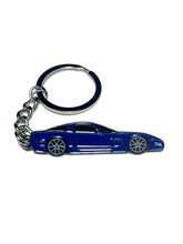 Load image into Gallery viewer, Drift Pins Corvette C5 Keychains - Dark Blue Alternate Image