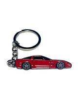 Load image into Gallery viewer, Drift Pins Corvette C5 Keychains - Red Alternate Image
