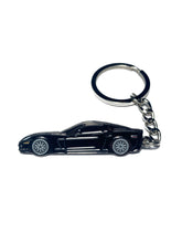 Load image into Gallery viewer, Drift Pins Corvette C6 Keychains - Black Alternate Image