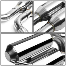 Load image into Gallery viewer, DNA Exhaust Nissan 370Z 3.7L V6 (09-20) Catback w/ Polished or Titanium Blue Burnt Tips - Bolt-on / Polished Alternate Image