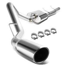 Load image into Gallery viewer, DNA Exhaust for Chevy Silverado / GMC Sierra 1500 (2007-2013) Catback with Polished Double Wall Rolled Tips - Long Bed Alternate Image