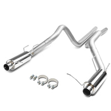 Load image into Gallery viewer, DNA Exhaust Ford Mustang S197 5.0L V8 (2011–2014) Catback w/ Louvered Core Mufflers Alternate Image