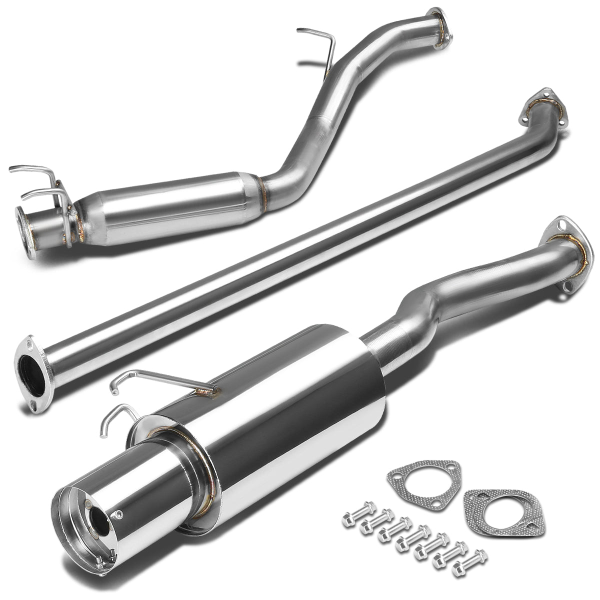 DNA Exhaust Honda Civic EX 1.8L / Civic Si 2.0L (06-08) Catback w/ Pol