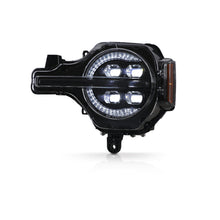 Load image into Gallery viewer, Attica 4x4 LED Headlights For Ford Bronco (2021-2026) With Switchback Sequential Turn Signals - Sol or Apex Series - Sol Series (Crushed Glass Halo Look) Alternate Image