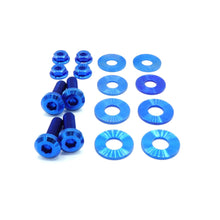 Load image into Gallery viewer, Fast Turn Fittings Trunk Hardware Kit for Chevy Camaro (2016-2024) Titanium Stage 1 -  Black / Blue / Gold / Polished / Purple / Cosmic Burn / Oil Slick Alternate Image