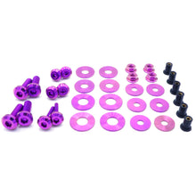 Load image into Gallery viewer, Fast Turn Fittings Trunk Hardware Kit for Chevy Camaro (2016-2024) Titanium Stage 2 - Black / Blue / Gold / Polished / Purple / Cosmic Burn / Oil Slick Alternate Image