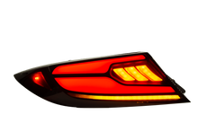 Load image into Gallery viewer, OLM LED Taillights Subaru BRZ &amp; Toyota GR86 (2022-2026) Raiden - Clear Lens/Red Bar OLME.49016.1-CR Alternate Image