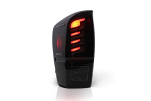 Load image into Gallery viewer, Attica 4x4 Toyota Tacoma Tail Lights (2016-2023) Black / Black Smoke CTATT0765-BS-SQ Alternate Image