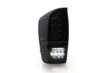 Load image into Gallery viewer, Attica 4x4 Toyota Tacoma Tail Lights (2016-2023) Black / Black Smoke CTATT0765-BS-SQ Alternate Image