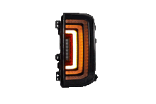 Load image into Gallery viewer, Attica 4x4 LED Tail Lights for Ford Bronco (2021-2026) Sequential Turn Signals - Clear or Smoked Lens CTATT0772-H4-GBC-SQ - Clear Lens Alternate Image