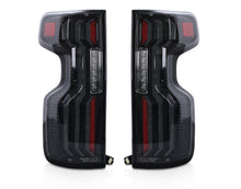Load image into Gallery viewer, Attica 4x4 LED Tail Lights for Chevy Silverado 1500 (2019-2026) Gloss Black with Smoked Bars &amp; Sequential Turn Signals - Default Title Alternate Image