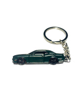 Load image into Gallery viewer, Drift Pins Dodge Challenger Keychains - Dark Green Alternate Image