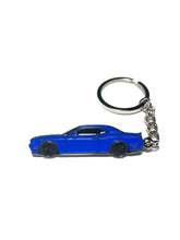 Load image into Gallery viewer, Drift Pins Dodge Challenger Keychains - Indigo Blue Alternate Image