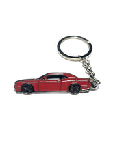 Load image into Gallery viewer, Drift Pins Dodge Challenger Keychains - Red Alternate Image