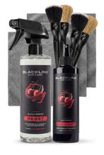 Load image into Gallery viewer, Car Air Freshener Spray – Long Lasting Odor Eliminator for Cars &amp; Trucks | BLACKLINE® 8oz - Full Experience / Wild Cherry Alternate Image