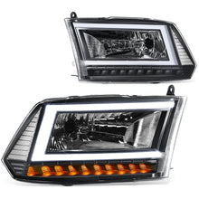 Load image into Gallery viewer, DNA Headlights for RAM 1500 / 2500 / 3500 / 4500 / 5500 (2010-2018) with C-Shaped LED DRL &amp; Sequential Signals Lights Alternate Image