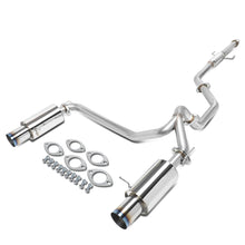 Load image into Gallery viewer, DNA Exhaust for Hyundai Tiburon 2.7L V6 (2003–2008) Catback w/ Dual Single or Double Wall Rolled Muffler Tips Alternate Image
