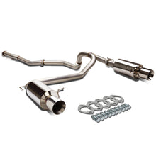 Load image into Gallery viewer, DNA Exhaust for Hyundai Tiburon 2.7L V6 (2003–2008) Catback w/ Dual Single or Double Wall Rolled Muffler Tips Alternate Image