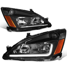 Load image into Gallery viewer, DNA Headlights for Honda Accord (2003-2007) with LED DRL - Black or Chrome Housing Alternate Image