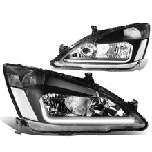 Load image into Gallery viewer, DNA Headlights for Honda Accord (2003-2007) with LED DRL - Black or Chrome Housing Alternate Image