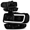 DNA Headlights for GMC Yukon (2000-2006) Yukon XL 1500 (2001-2006) with C-Shaped LED DRL and Black or Chrome Housing