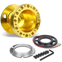 Load image into Gallery viewer, DNA 6-Hole Steering Wheel Hub Mitsubishi Lancer (1988-2004) Black / Blue / Gold / Red / Silver / Purple Alternate Image
