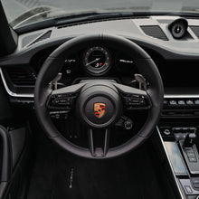 Load image into Gallery viewer, JQ Werks Madtrace Clubsport Magnetic Paddle Shifters for Porsche 991 / 982 / 992 / 971 / 958 / 95B / PO536 Carbon Fiber / Black or Gunmetal Aluminum Alternate Image