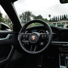 Load image into Gallery viewer, JQ Werks Madtrace Clubsport Magnetic Paddle Shifters for Porsche 991 / 982 / 992 / 971 / 958 / 95B / PO536 Carbon Fiber / Black or Gunmetal Aluminum Alternate Image