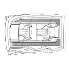 Load image into Gallery viewer, AlphaRex LED Projector Headlights Dodge Ram (02-05) LUXX Series - Sequential Turn Signal - Black / Chrome / Alpha-Black - Black Alternate Image