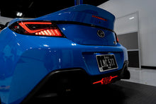 Load image into Gallery viewer, OLM LED Taillights for Subaru BRZ / Toyota GR86 (2022-2026) Scythe Style - White Bar with Black Base &amp; Smoke Lens OLME.49003.3 Alternate Image