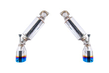 Load image into Gallery viewer, EOS Exhaust for Nissan 370Z Z34 (09-20) Axle-Back w/ 4.5" Burnt Tips Alternate Image