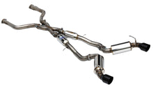 Load image into Gallery viewer, Invidia Exhaust Nissan Z RZ34 (22-25) R400 or Gemini Catback w/ Rolled or Single Layer Tips - R400 Gemini Single Layer / Black Alternate Image