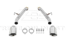 Load image into Gallery viewer, EOS Exhaust for Nissan Z RZ34 (23-26) Muffler Delete Axle-Back w/ 4.5" Polished Dual Tips Alternate Image