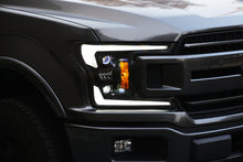 Load image into Gallery viewer, Alpha Owls Projector Headlights Ford F150 (18-20) Elite Series 5500K Super White LED - Black Alternate Image