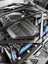 Load image into Gallery viewer, IRL Titanium Front Mount Intakes BMW M2 M3 M4 G80 G82 G83 G87 S58 (2021-2026) G8X High Performance - Blue / Blue Alternate Image