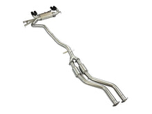 Load image into Gallery viewer, Stainless steel car exhaust system on a white background Alternate Image