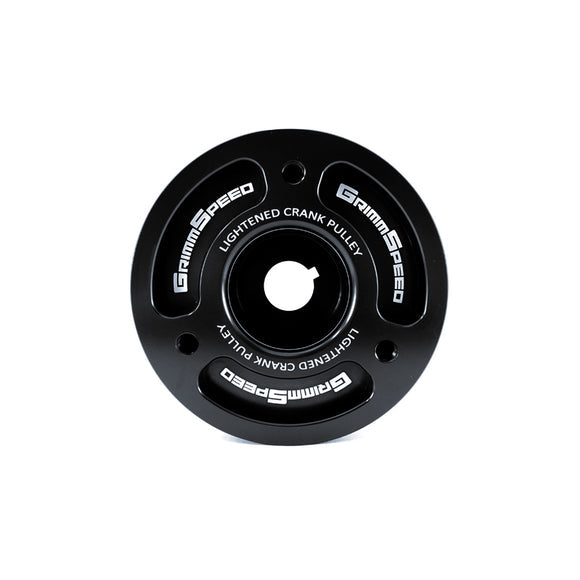 GrimmSpeed Crank Pulley Subaru Outback (2003-2009) Lightweight - Black