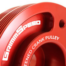 Load image into Gallery viewer, GrimmSpeed Crank Pulley Subaru Baja (2004-2006) Lightweight - Black or Red Alternate Image