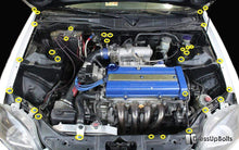 Load image into Gallery viewer, Fast Turn Fittings Engine Bay Hardware Kit for Honda Civic EK (1996-2000) Titanium - Gold / Blue / Purple / Cosmic Burn / Polished / Black / Oil Slick Alternate Image