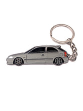 Load image into Gallery viewer, Drift Pins Honda Civic EK Hatch Keychains Alternate Image