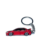 Load image into Gallery viewer, Drift Pins Mitsubishi Lancer Evo X Keychains Alternate Image