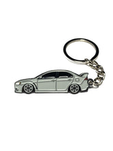 Load image into Gallery viewer, Drift Pins Mitsubishi Lancer Evo X Keychains Alternate Image