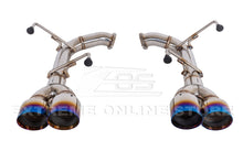 Load image into Gallery viewer, EOS Exhaust for Subaru WRX / STI VA (15-21) Muffler Delete Catback w/ Quad Burnt Tips Alternate Image